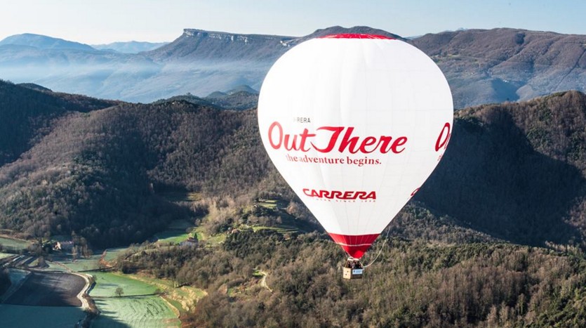 Monteriggioni in hot air balloon