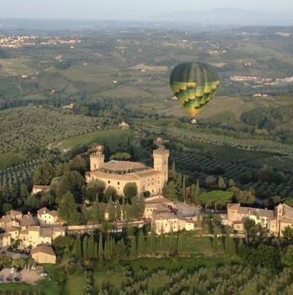 Ballooning in Chianti valley