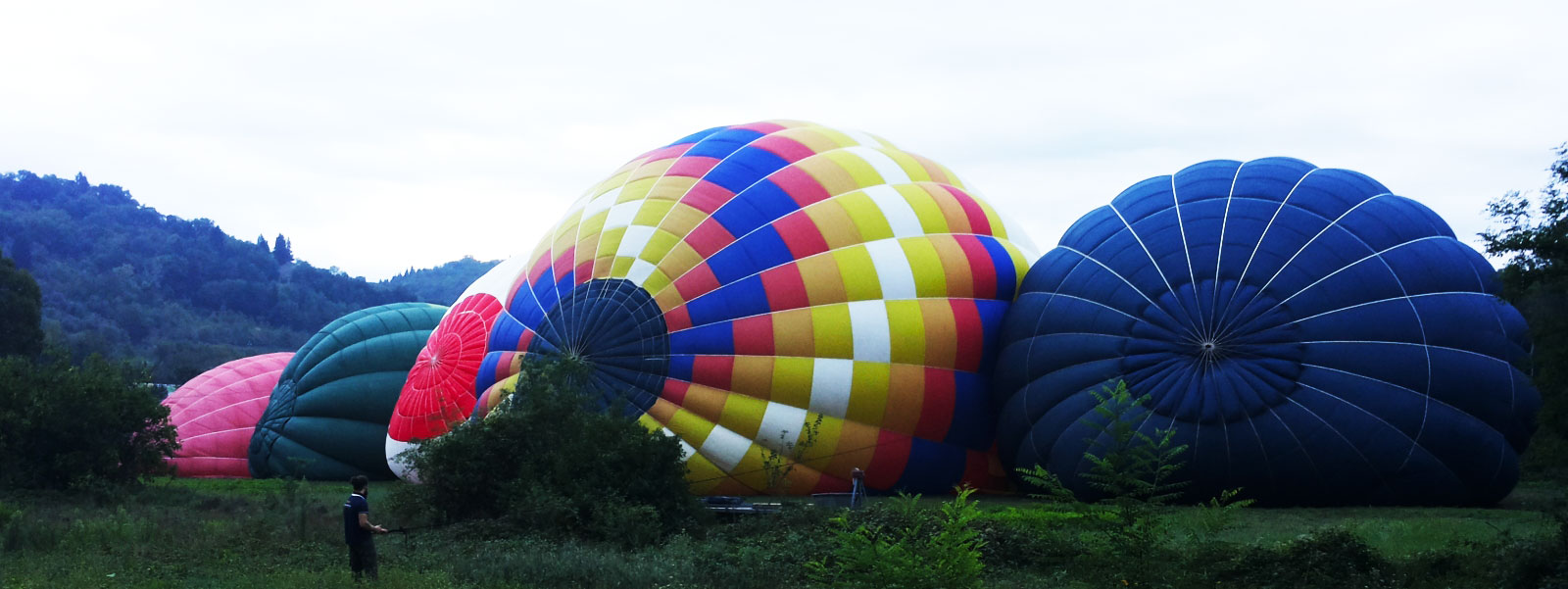 Balloon inflation on the field