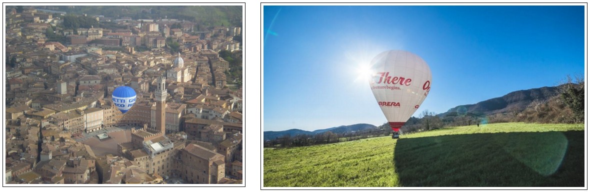 Balloon in Tuscany Balloon in Tuscany over the chianti area