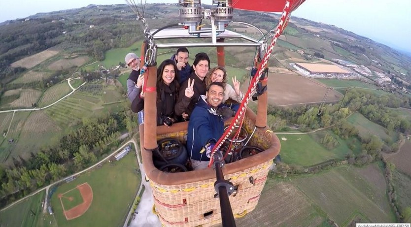 Smile in Hot air Balloon