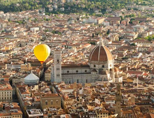 Hot air balloon ride in Florence