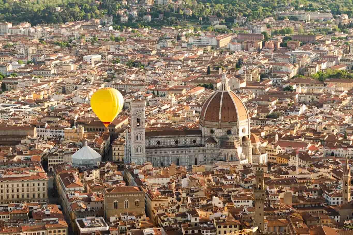 Hot air balloon ride in Florence