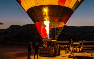 Hot air balloon flight in Tuscany