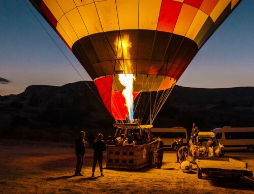 Hot air balloon flight in Tuscany